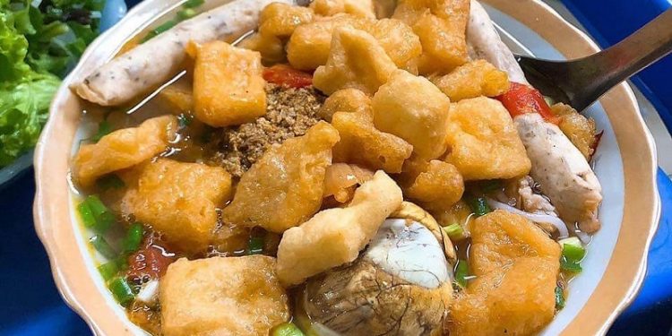 bún riêu bạch mai ngon