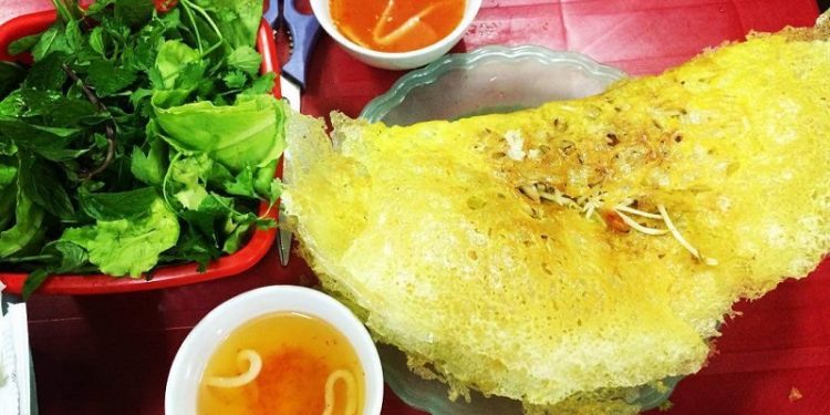 Bánh xèo đội cấn