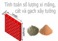 Xây 1000 gạch hết bao nhiêu xi măng