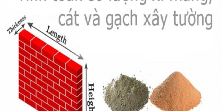 Xây 1000 gạch hết bao nhiêu xi măng